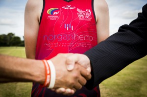 Morgan Hemp are shirt sponsors for the Wales Under 18s team at the first European Junior Touch Rugby Championships in Swansea